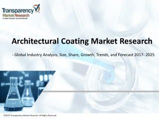 EXPANDING AT 5.7 % CAGR, ARCHITECTURAL COATINGS MARKET TO REACH US$ 87,500.4 MN THROUGH 2025