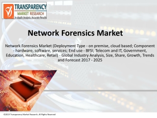 Network Forensics Market to be worth US$ 4,232.0 Mn by 2025