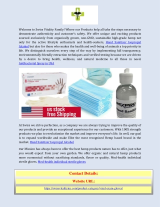 Buy online Hand Sanitizer Isopropyl Alcohol