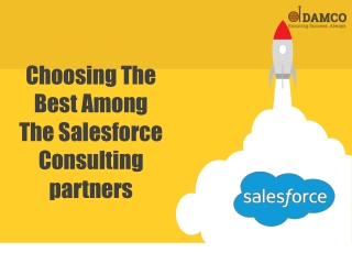Choosing The Best Among The Salesforce Consulting Partners