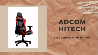 Looking for the best gaming chair in india?