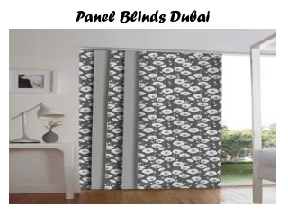 Panel Blinds Dubai