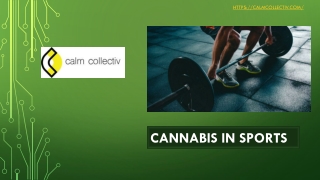 Cannabis In Sports