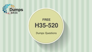 2020 WCDMA RNP&RNO H35-520-ENU Dumps V8.02 DumpsBase