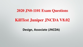 2020 New JN0-1101 Juniper JNCDA Exam Questions Killtest V8.02