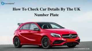 Can You Check Car Details For Free If You Are A Beginner?