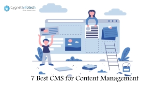 7 best cms for content management