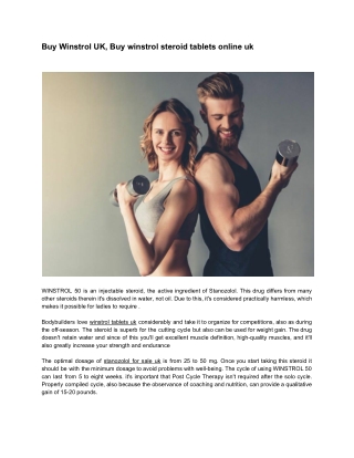 Buy Winstrol UK, Buy winstrol steroid tablets online uk