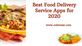 Best Food Delivery Service Apps for 2020
