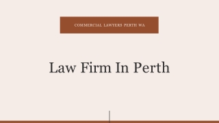 The most affordable commercial lawyers in Perth