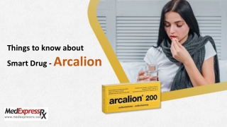 Things to know about smart drug - Arcalion