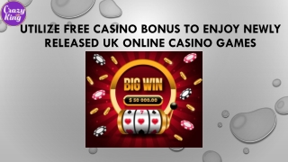 Critical Reasons Why You Should Play Slots Online