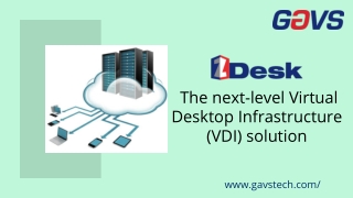 zDesk – Remote, Secure Desktop-as-a-Service (VDI ) - GAVS Technologies