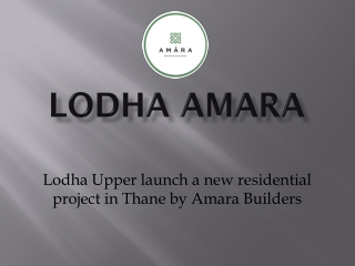 Flat For Sale Lodha Amara in Thane Call 8130629360