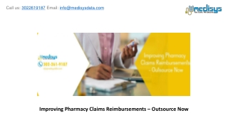 Improving Pharmacy Claims Reimbursements – Outsource Now