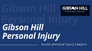 Personal Injury lawyer Austin