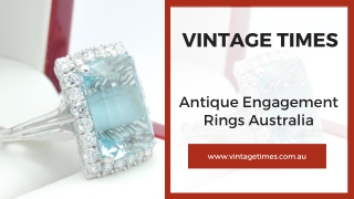 Stunning Antique Engagement Rings Australia - VintageTimes