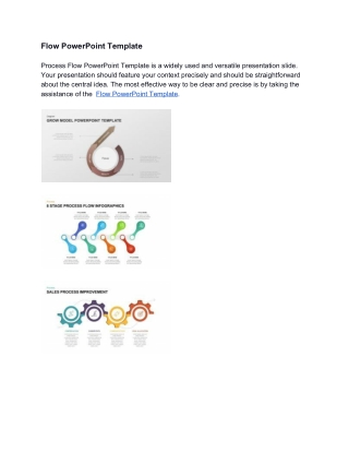 Flow PowerPoint Template