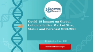 Covid 19 Impact on Global Colloidal Silica Market Size, Status and Forecast 2020 2026