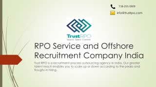 Offshore Recruitment Services In India