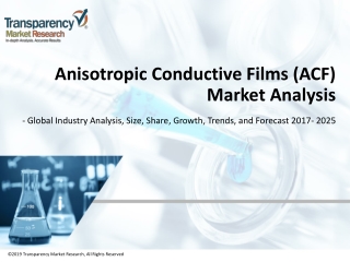 Anisotropic Conductive Films (ACF) Market - Global Industry Analysis, Size, Share, Trends, and Forecast 2017- 2025