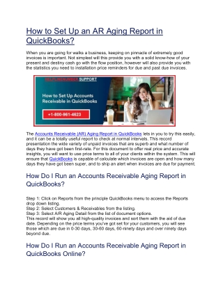 How to Set Up Accounts Receivable in QuickBooks?