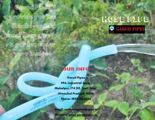 Buy The Best Hose Pipe For A Garden