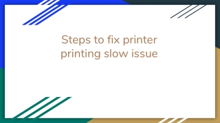 Why is my HP printer printing so slowly?