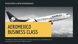 AEROMEXICO BUSINESS CLASS