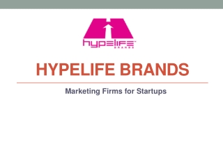 marketing companies for startups
