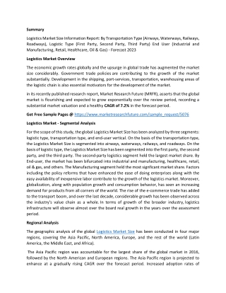 Logistics Market Size
