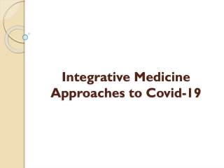 Apple A Day RX - Integrative Medicine Approaches to Covid-19