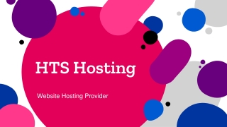 Website hosting provider