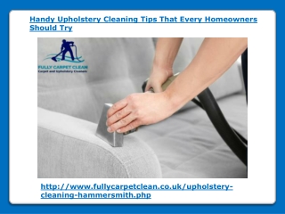 Handy Upholstery Cleaning Tips That Every Homeowners Should Try