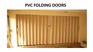 PVC FOLDING DOORS DUBAI