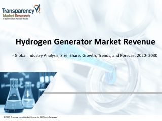 HYDROGEN GENERATOR MARKET TO REACH VALUATION OF ~US$ 2 BN BY 2030