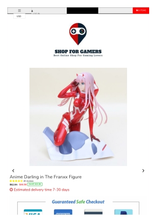 Anime Darling in The Franxx Figure