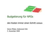 Budgetierung f r NPOs