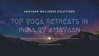 Best Luxury Yoga Retreats in India