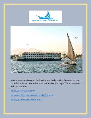 Nile Cruise from Cairo -|( Nilecruisers.com )