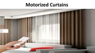 Motorized Curtains Dubai