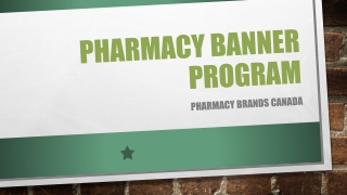 Independent Pharmacy in Western Canada