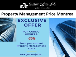 Property Management Price Montreal