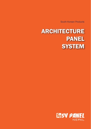 SYPANEL NEPAL 종합 카다로그 (네팔어)