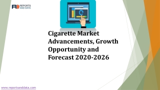 Cigarette Market Size, Share, Development by 2026 | Altria Group, British American Tobacco, Dharampal Satyapal, etc.