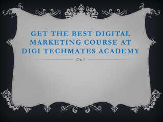 Digital Marketing Course in Delhi