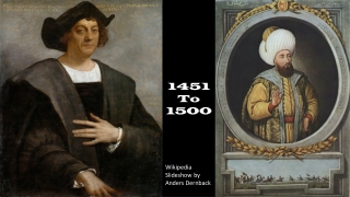 History year 1451 to 1500