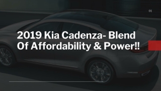 Kia Cadenza 2019