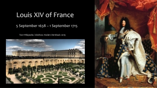 King Louise XIV of France