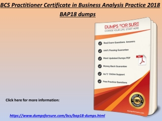 Updated BCS BAP18 Exam Questions Material | 100% PASS Guarantee